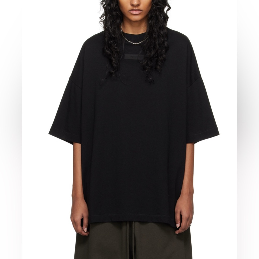 Fear of God Essentials Black Crewneck Tee